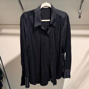 Abercrombie & Fitch Black Satin Shirt